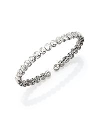 John Hardy | Metallic Palu Sterling Silver Slim Flex Cuff Bracelet | Lyst