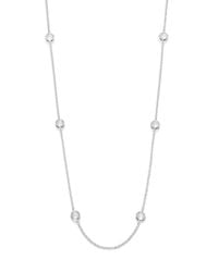 Ippolita | Metallic Rock Candy Clear Quartz & Sterling Silver Long Stone Station Necklace | Lyst