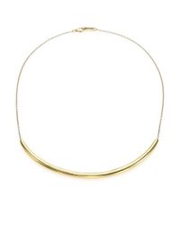 Ippolita | Metallic Glamazon 18k Yellow Gold Long Curved Bar Necklace | Lyst