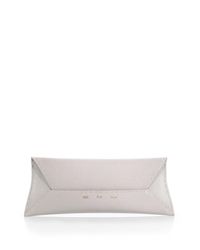 VBH | Gray Manila Stretch Satin Envelope Clutch | Lyst
