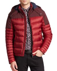 Burberry | Red Farrier Puffer Jacket for Men | Lyst