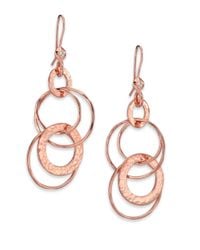 Ippolita | Pink Rose Glamazon Diamond Jet Set Drop Earrings | Lyst