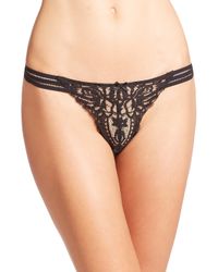 Stella McCartney | Black Isabel Floating Underwire Lace Bra | Lyst