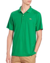 Lacoste | Green Sport Raglan Ultra-dry Polo for Men | Lyst