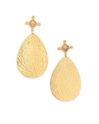 Stephanie Kantis | Metallic Dove Picture Jasper Teardrop Earrings | Lyst