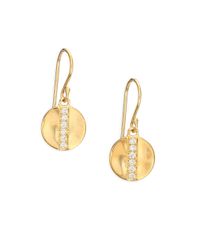 Ippolita | Metallic Glamazon Diamond & 18k Yellow Gold Mini Disc Drop Earrings | Lyst