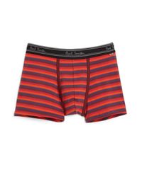 Paul Smith | Red Multi-striped Knit Trunks for Men | Lyst