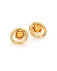 Marco Bicego | Metallic Jaipur Color Citrine & 18k Yellow Gold Stud Earrings | Lyst