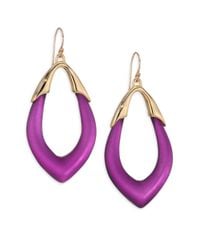 Alexis Bittar | Purple Lucite Marquis Orbit Drop Earrings | Lyst