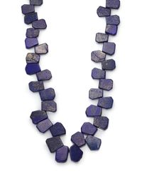 Nest | Blue Lapis Cluster Long Necklace | Lyst