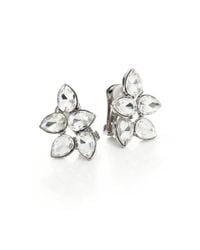 Kenneth Jay Lane | Metallic Teardrop Cluster Clip Earrings | Lyst