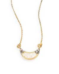 Shana Gulati | Metallic Banjara Champagne Diamond Noorpur Pendant Necklace | Lyst