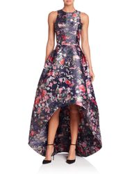 monique lhuillier floral jadore gown
