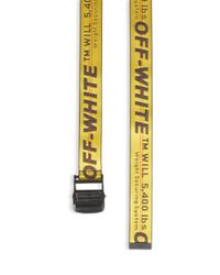 Off-White c/o Virgil Abloh Industrial Embroidered Canvas Belt in Yellow - Lyst
