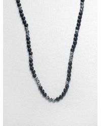 Stephen Webster | Gray No Regrets Beaded Necklace for Men | Lyst
