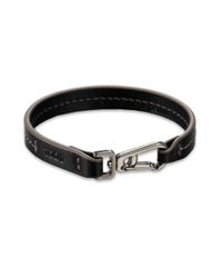 Tod's | Blue Marina Topstitched Leather Bracelet for Men | Lyst