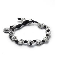 King Baby Studio | Metallic Knotted Cord Bracelet for Men | Lyst