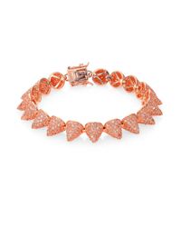 Eddie Borgo | Red Pave Crystal Small Cone Bracelet | Lyst