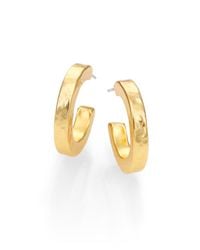Stephanie Kantis | Metallic Nugget Small Hoop Earrings/0.5 | Lyst