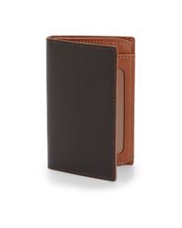 Saks Fifth Avenue | Brown Id Wallet for Men | Lyst