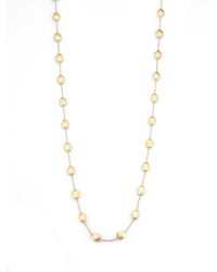 Marco Bicego | Metallic Siviglia 18k Yellow Gold Station Necklace | Lyst