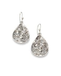 Alexis Bittar | Metallic Miss Havisham Crystal Drop Earrings/silvertone | Lyst