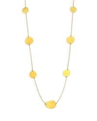 Gurhan | Metallic 24k Yellow Gold Petal Station Necklace | Lyst