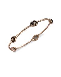 Ippolita | Pink Rose Rock Candy Smoky Quartz Bangle Bracelet | Lyst