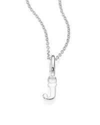 Ippolita | Metallic Sterling Silver Letter Charm | Lyst