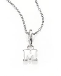 Ippolita | Metallic Sterling Silver Letter Charm | Lyst