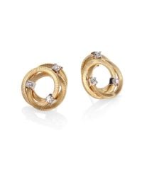 Marco Bicego | Metallic Goa Diamond & 18k Yellow Gold Earrings | Lyst