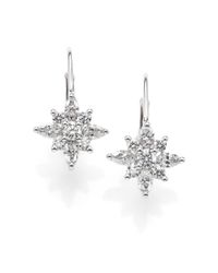 Kwiat | Metallic Diamond & Platinum Star Drop Earrings | Lyst