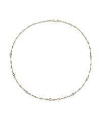 Roberto Coin | Diamond & 18k Yellow Gold Station Necklace | Lyst