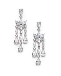 Adriana Orsini | Metallic Fringe Chandelier Earrings | Lyst