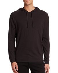 Vince | Black Pullover Hoodie for Men | Lyst