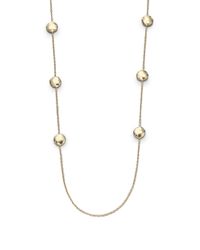 Ippolita | Glamazon 18k Yellow Gold Circle Station Necklace | Lyst