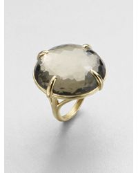 Ippolita | Metallic 18k Yellow Gold Pyrite Doublet Cocktail Ring | Lyst