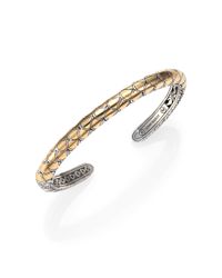 John Hardy | Metallic Naga 18k Yellow Gold & Sterling Silver Cuff Bracelet | Lyst