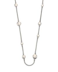 John Hardy | Metallic Palu Sterling Silver Disc Sautoir Necklace/36 | Lyst