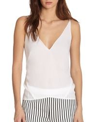 J Brand | White Lucy Camisole | Lyst