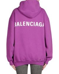 balenciaga hoodie purple