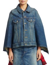 jean jacket cape