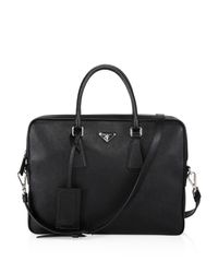 prada briefcase nylon