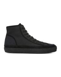 Vince Rodgers High-top Leather Sneakers in Black for Men - Lyst