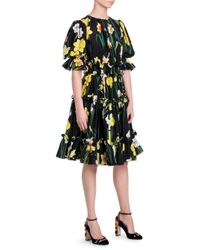 daffodil print dress