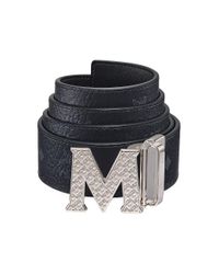 mcm logo belt
