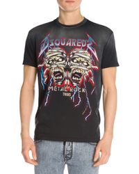 dsquared metal rock t shirt