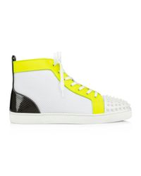 louboutin yellow sneakers