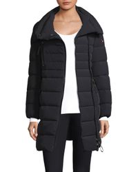 postcard puffer coat