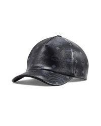 mcm leather cap